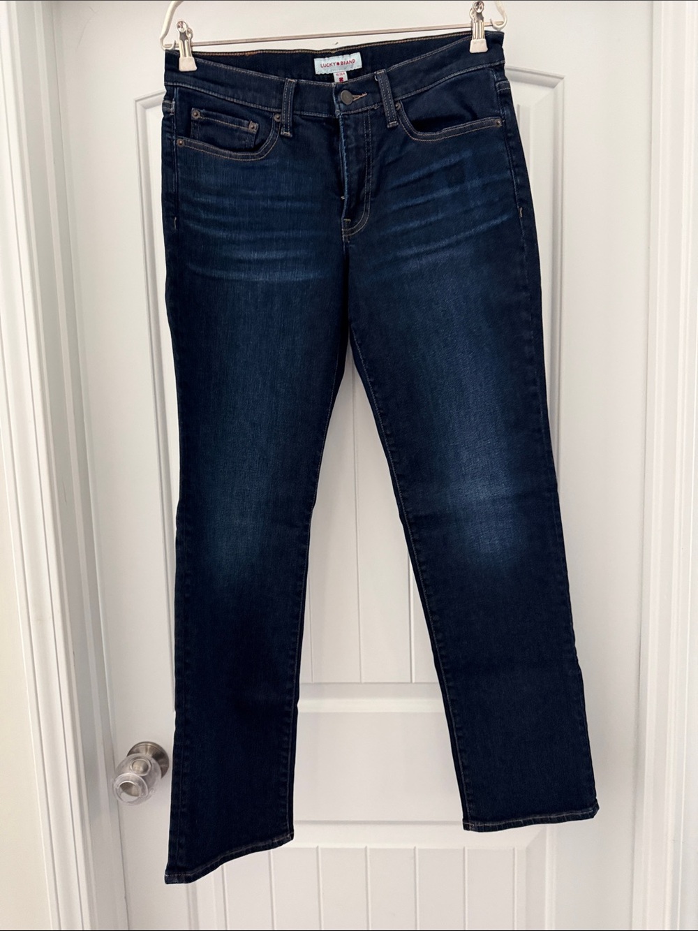 Lucky Brand Dark Blue Straight Leg Jeans